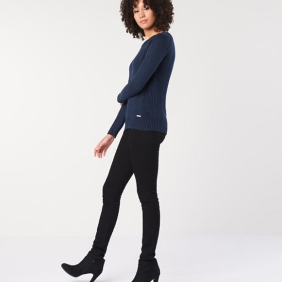 Ladies' Knit Sweater MIDNIGHT BLUE (LKS) - Picture 4 of 6